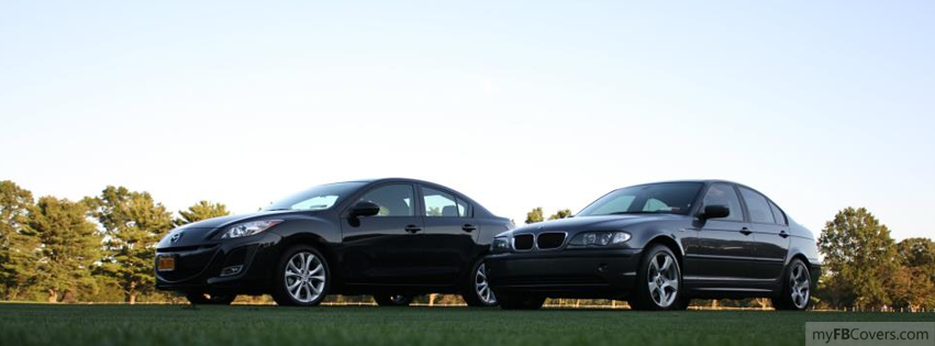 3 BMW 325xi ve Mazda 3 facebook kapak resmi