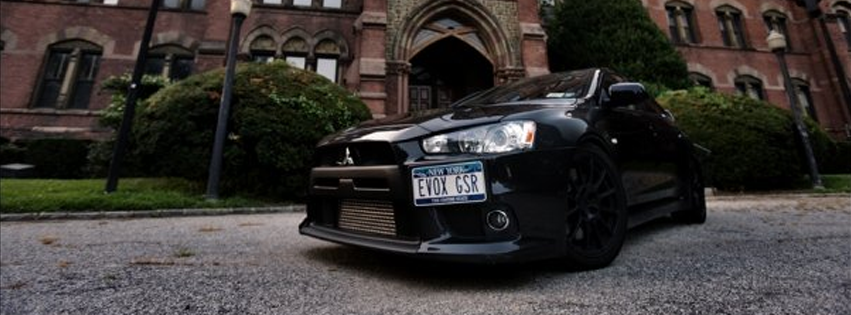 Mitsubishi Lancer Evolution facebook kapak fotoğrafı