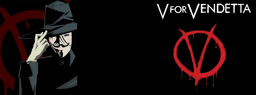 V For Vendetta Facebook cover