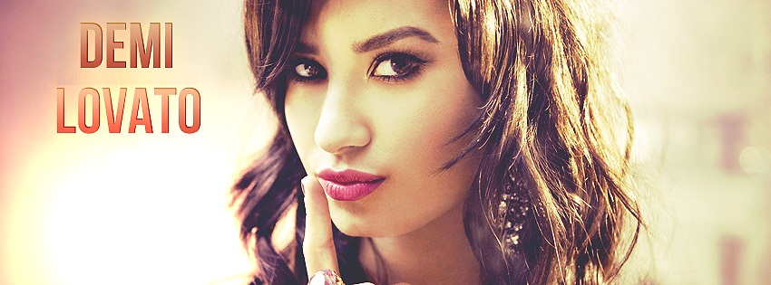 demi lovato facebook cover kapak resmi