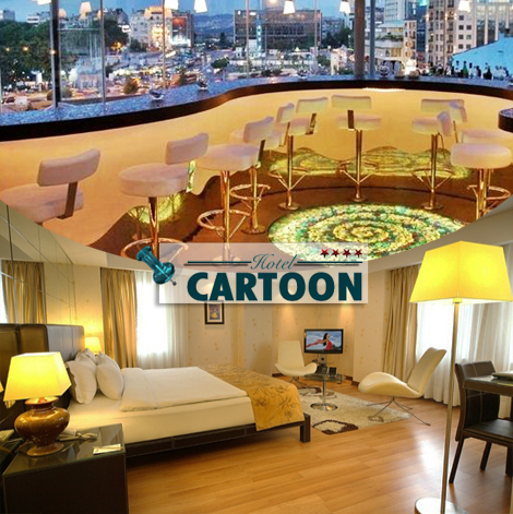 cartoon hotel