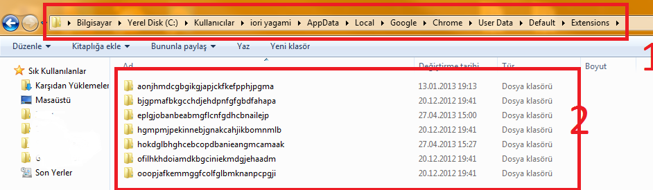 google chrome uzantılar açılmıyor