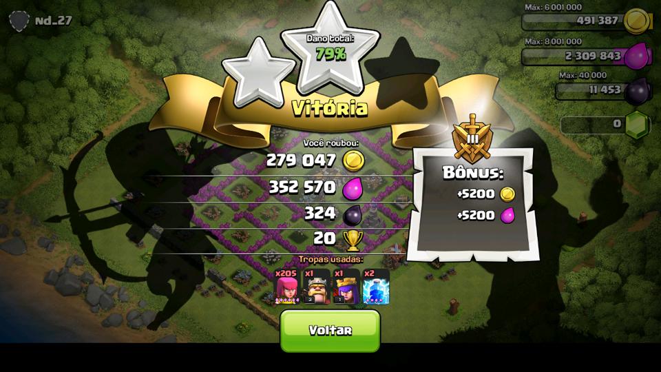 clash of clans ganimet