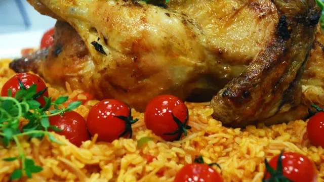 Fırında Tavuklu Pilav