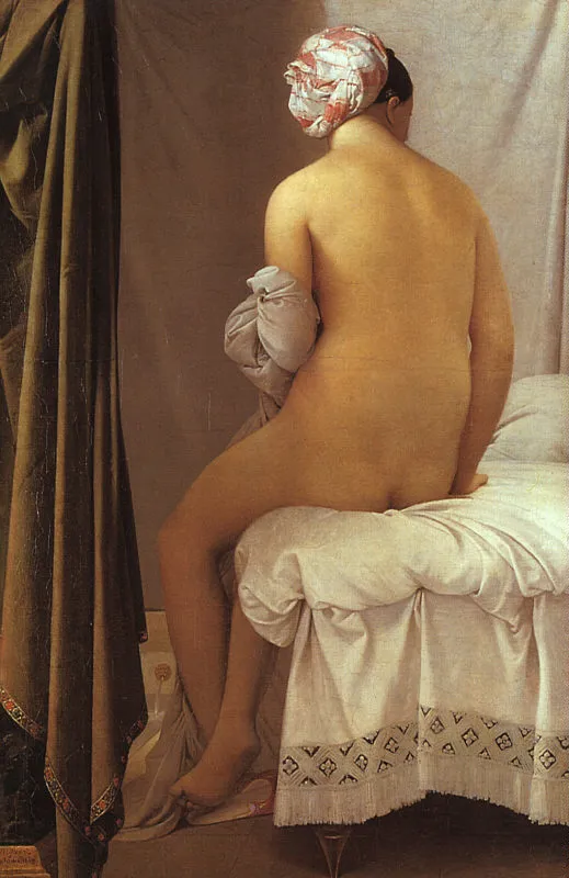 Valpinçonlu Yıkanan Kadın Ingres Valpinçonlu Yıkanan Kadın